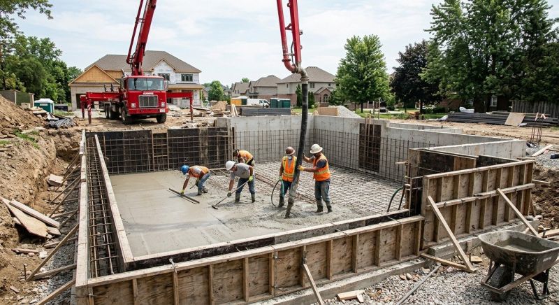 Basement Concrete Pouring in North Attleboro, MA