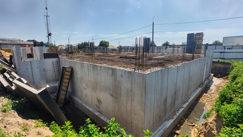 Commercial Slab Construction in Avon, MA