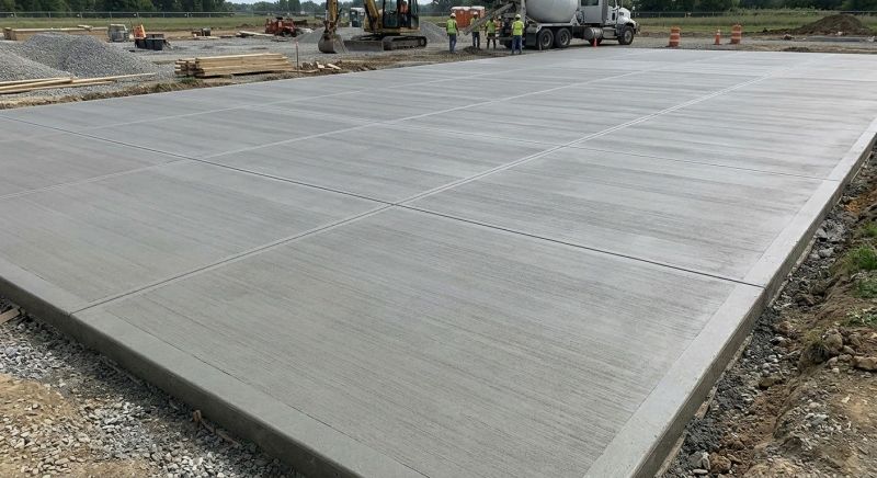 Commercial Slab Construction in Canton, MA