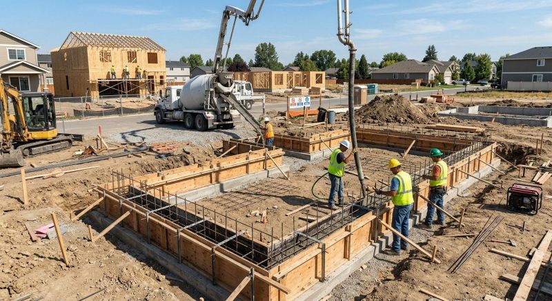 Foundation Construction in Norton, MA