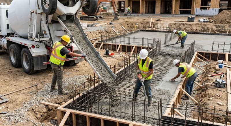 Foundation Wall Pouring in Chepachet, RI