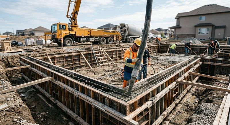 Foundation Wall Pouring in Riverside, RI