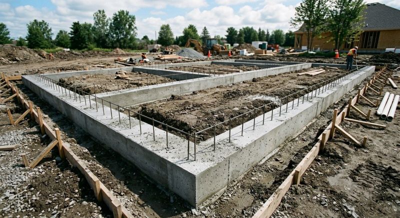 House Footing Construction in North Attleboro, MA